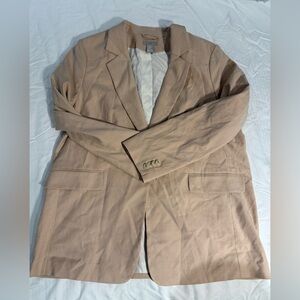 H&M light pink / blush suit. Jacket & pants